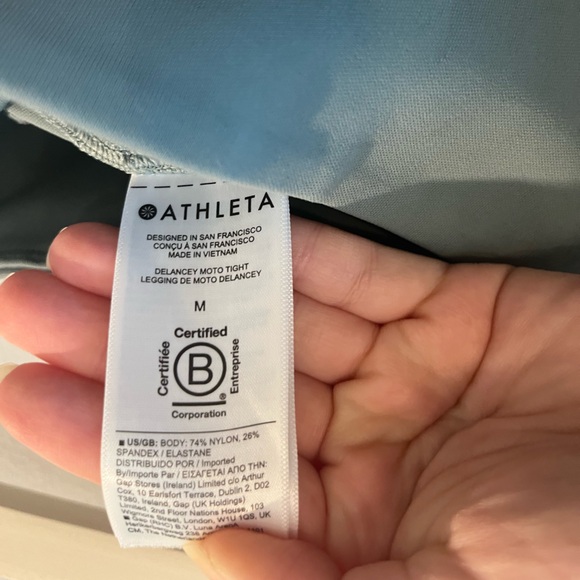 Athleta - Delaney Moto Tight - Size Medium - Sage Green - Picture 8 of 8